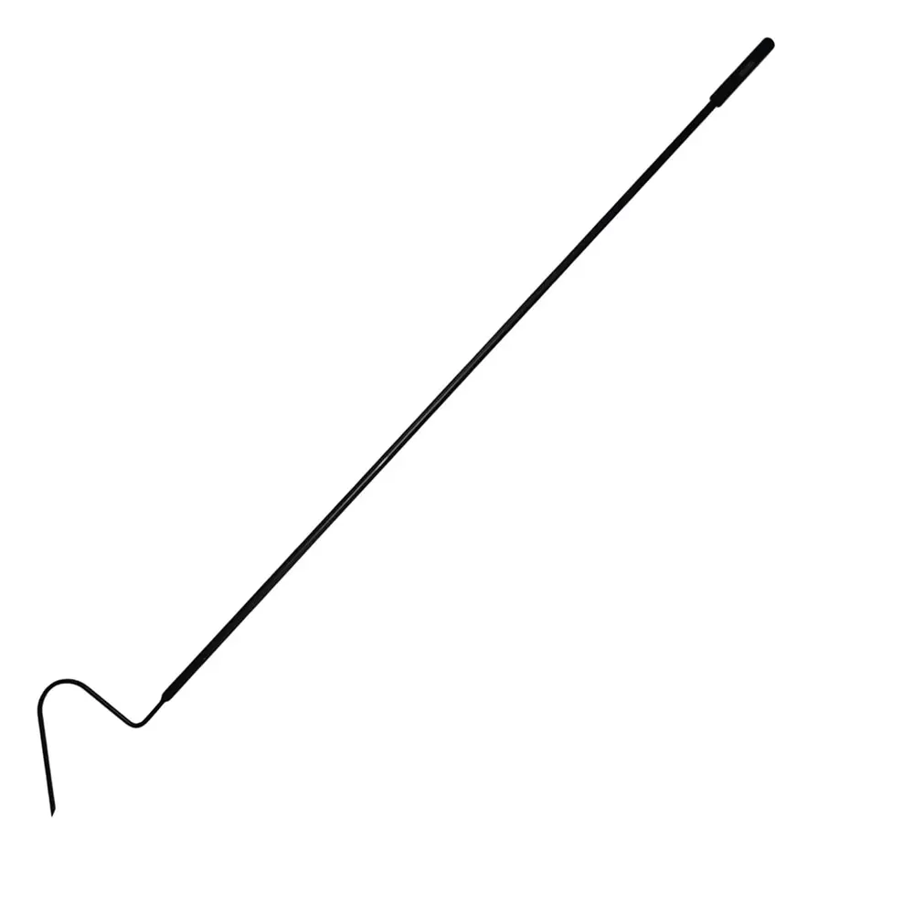 EFFICACY Garbage Lifting Hook 110 cm (43 inch) Black Aluminium, Aluminum Hook coated 43inch