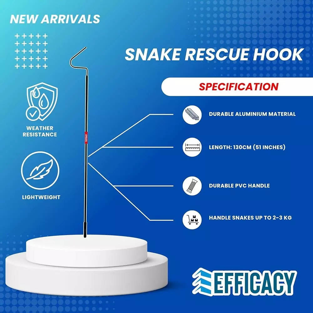 efficacy-garbage-lifting-hook-110-cm-43-inch-black-aluminium-aluminum-hook-coated-43inch