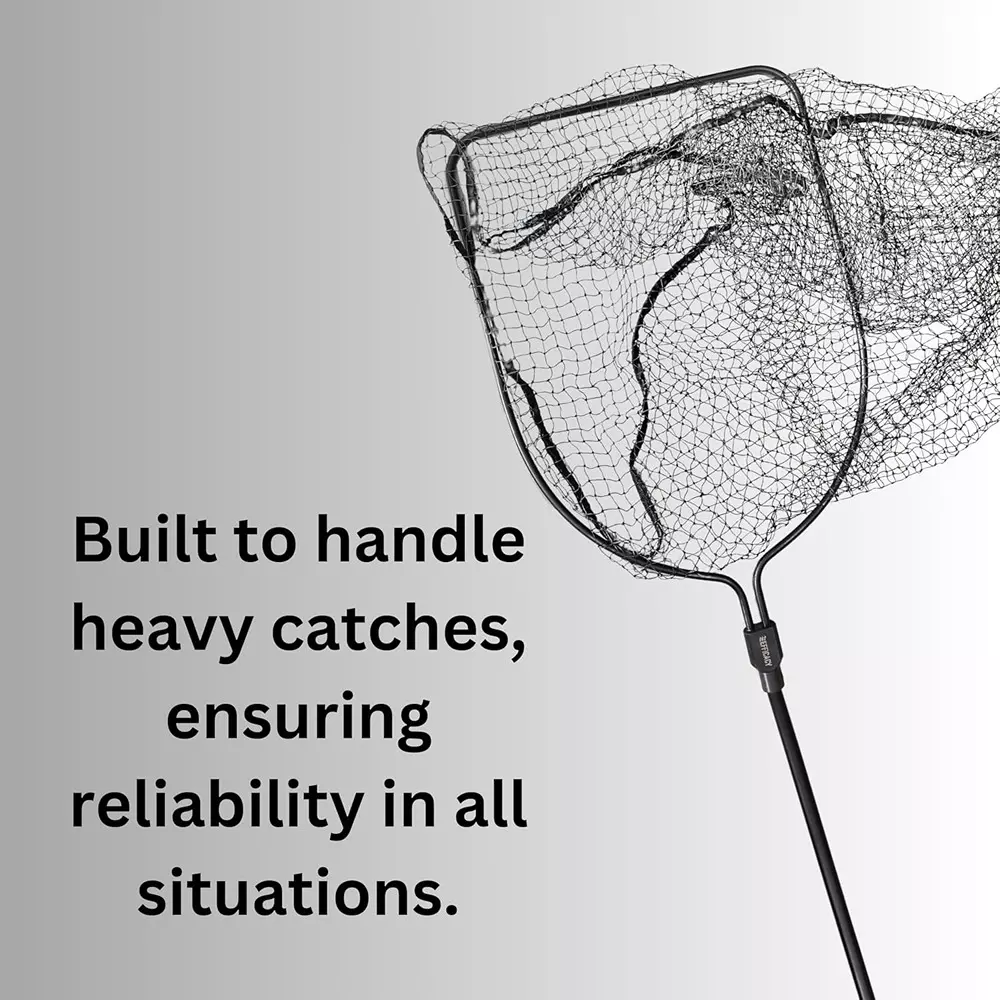 EFFICACY Animal Catcher Net 216 cm (85 inch) Detachable Net Aluminum U-Shape Frame Black