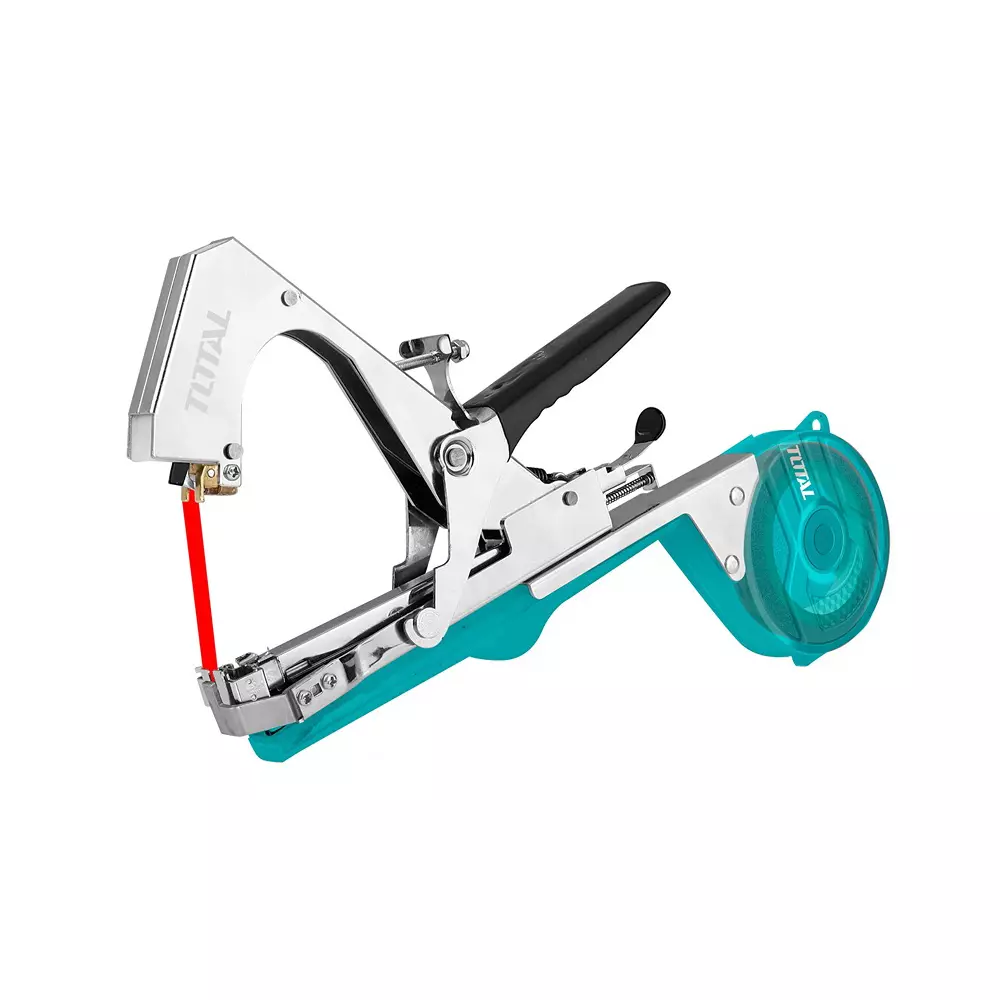 Total Plant Tying Machine 317.5 mm (12.5 inch) One-Hand Operation with Tape & Staples for Vines, Vegetables, and Fruit Crops, THTPTM1251