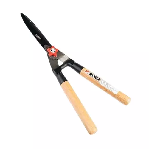 Sunya Straight Hedge Shears With Wood Handle 520 mm (52 cm) length Steel 920 g, TOHE015ST