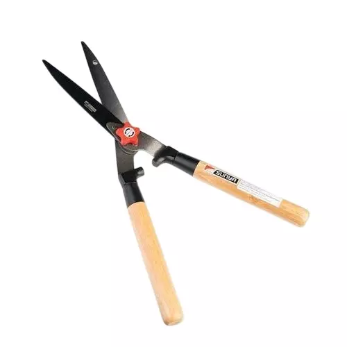 Sunya Straight Hedge Shears With Wood Handle 520 mm (52 cm) length Steel 920 g, TOHE015ST