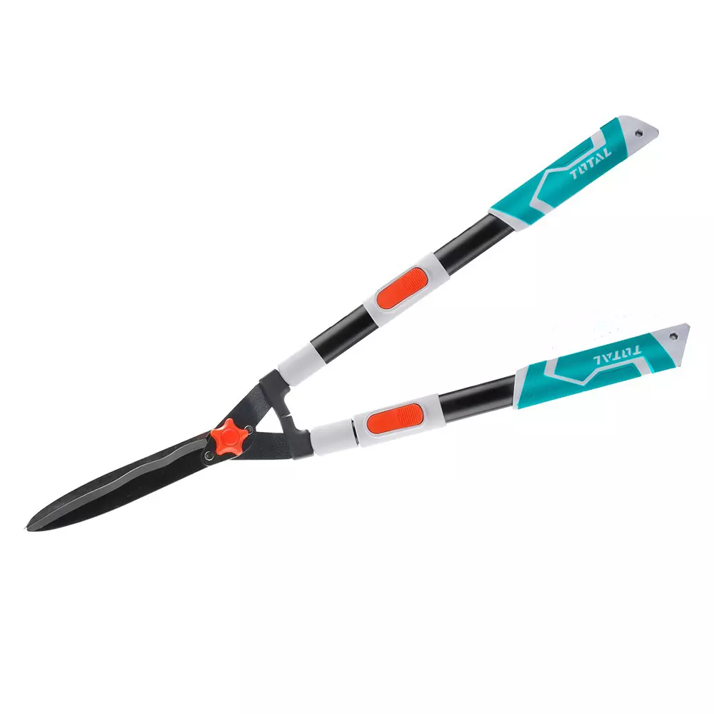 Total Telescopic Hedge Shear Carbon Steel Wavy Blade Teflon Coated 710–860 mm, THTS1516306