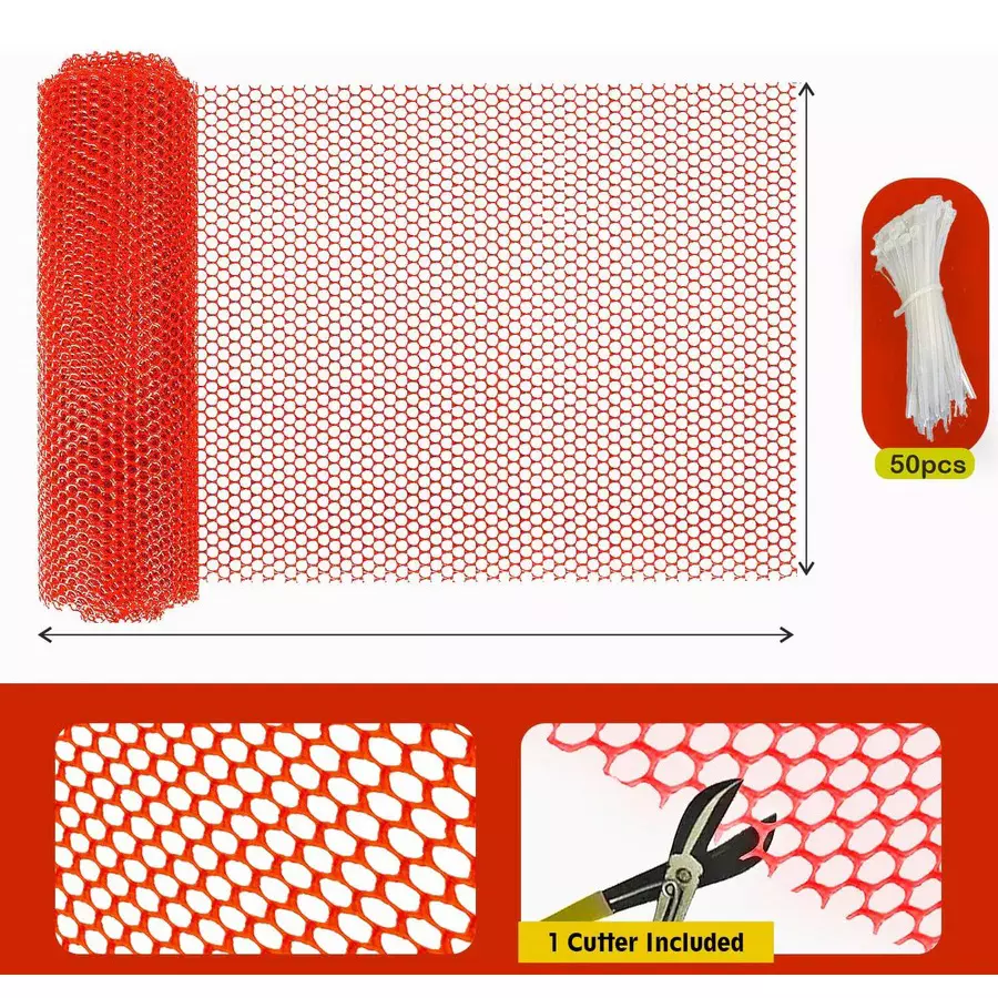 singhal-tree-guard-net-uv-stabilized-hdpe-4x20-ft-size-with-cutter-pvc-tie-locks-red