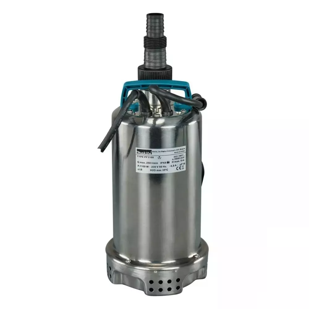 Makita Submersible Pump with 1100 W Power and 250 LPM Max. Pumping Capacity, PF1100
