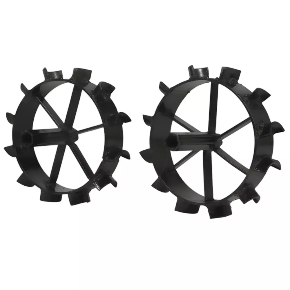 Balwaan Enhanced Traction Wheel Round 16 Inch (40.64 cm) Stainless Steel for Farming & Gardening, IW16