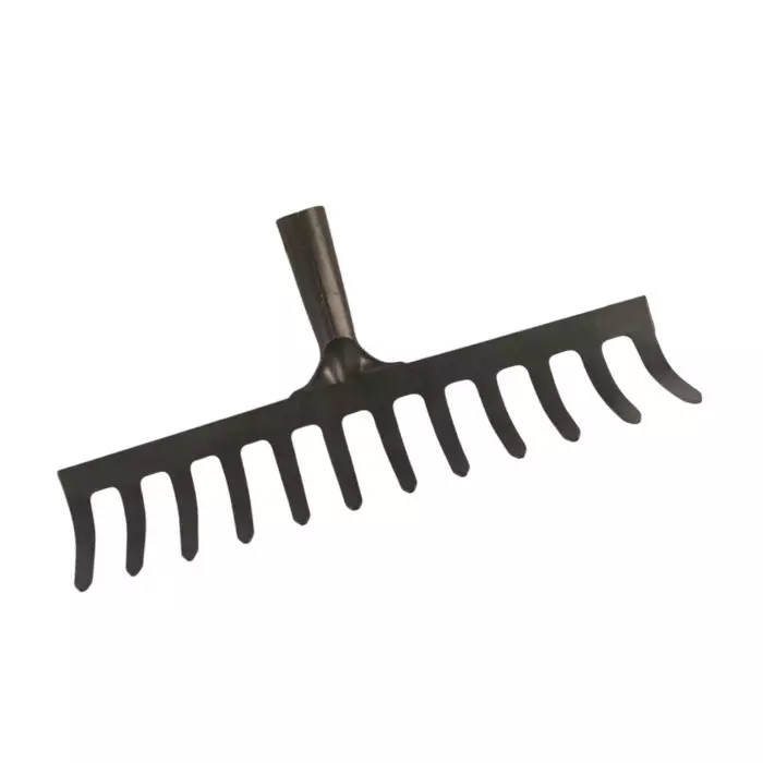 Tata Agrico 12 Teeth Garden Rake Powder Coated Finish and Prime Steel Body for Working in Garden, GTS009