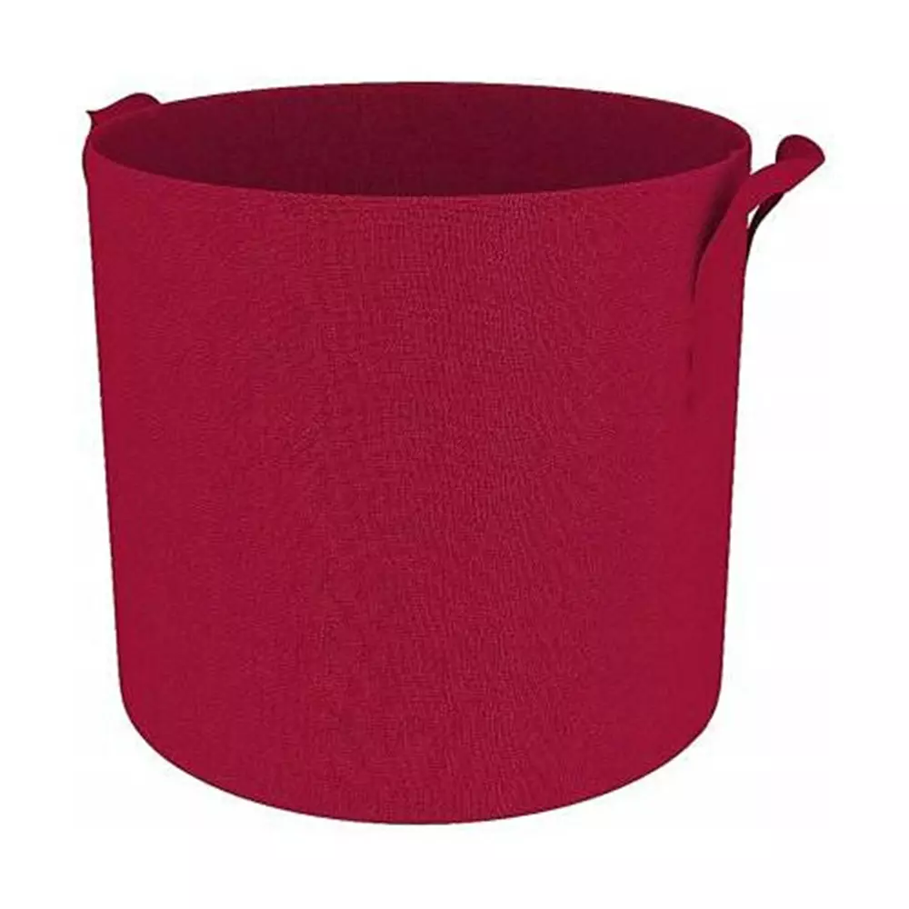 Yuvismart Fabric Grow Bags Round 12x12 Inch Size for Terrace Garden - Grow Vegetables, Leafy Vegetables, Herbs on These Smart Fabric Pots (Set of 5)