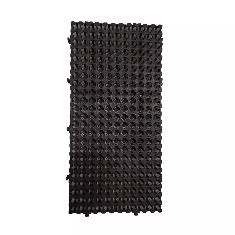 Singhal Drain Cell UV-Resistant and Highly Durable Polypropylene 500x250x20 mm Size, Black (Pack of 30 Pcs)
