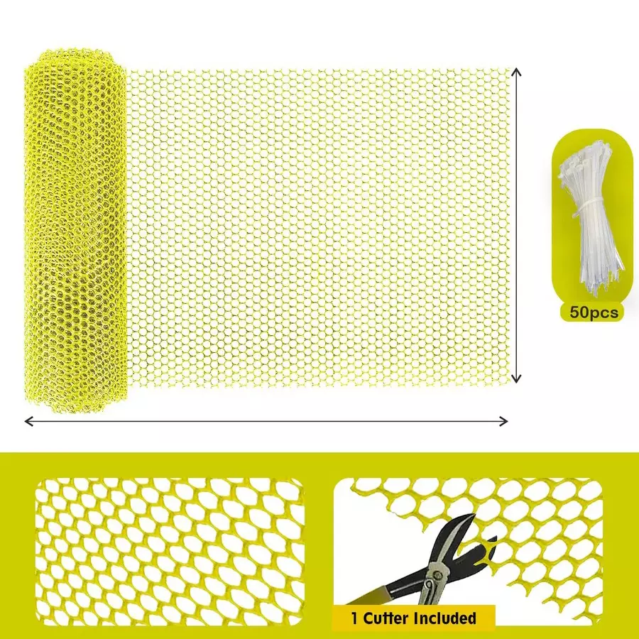 singhal-tree-guard-net-uv-stabilized-hdpe-4x82-ft-size-with-cutter-pvc-tie-locks-yellow