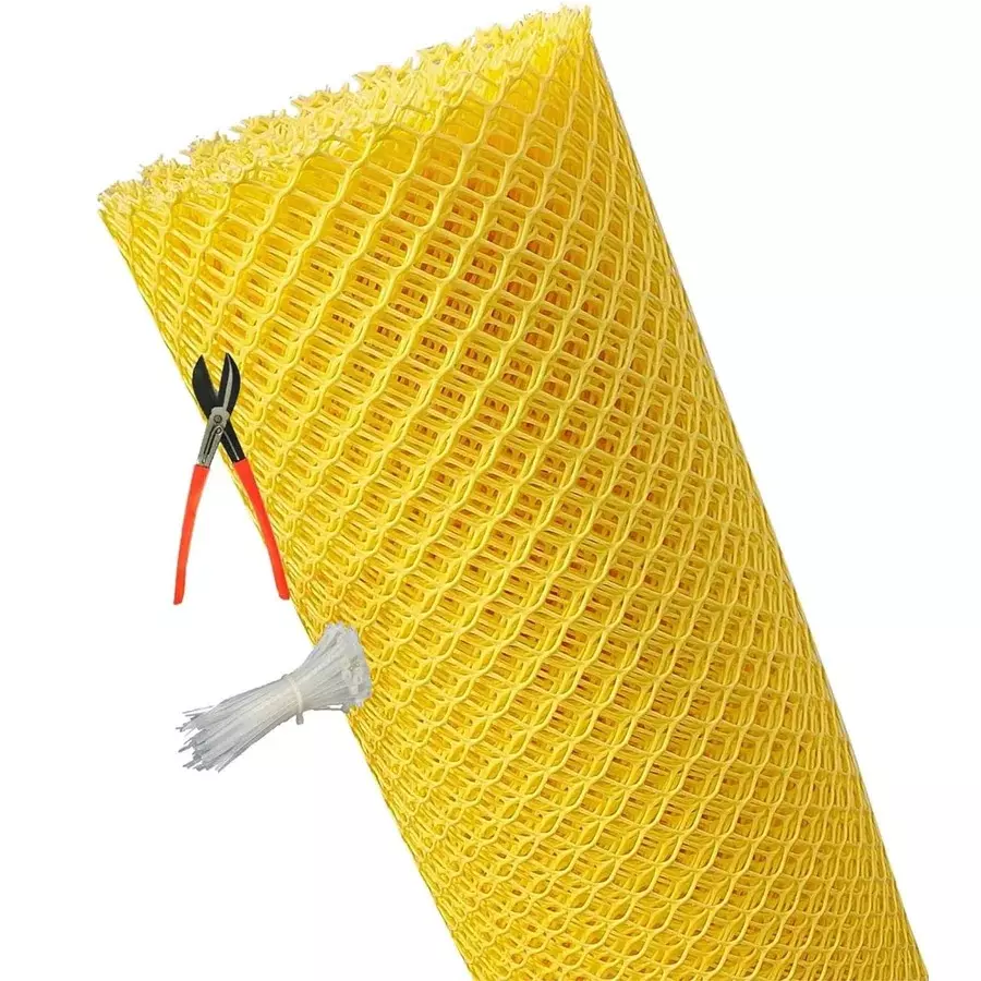 singhal-tree-guard-net-uv-stabilized-hdpe-4x82-ft-size-with-cutter-pvc-tie-locks-yellow
