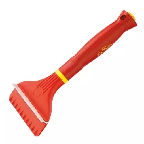 Wolf Garten Ice Scraper Red Color Plastic Body and 10 cm Working Width, 71AQA003650
