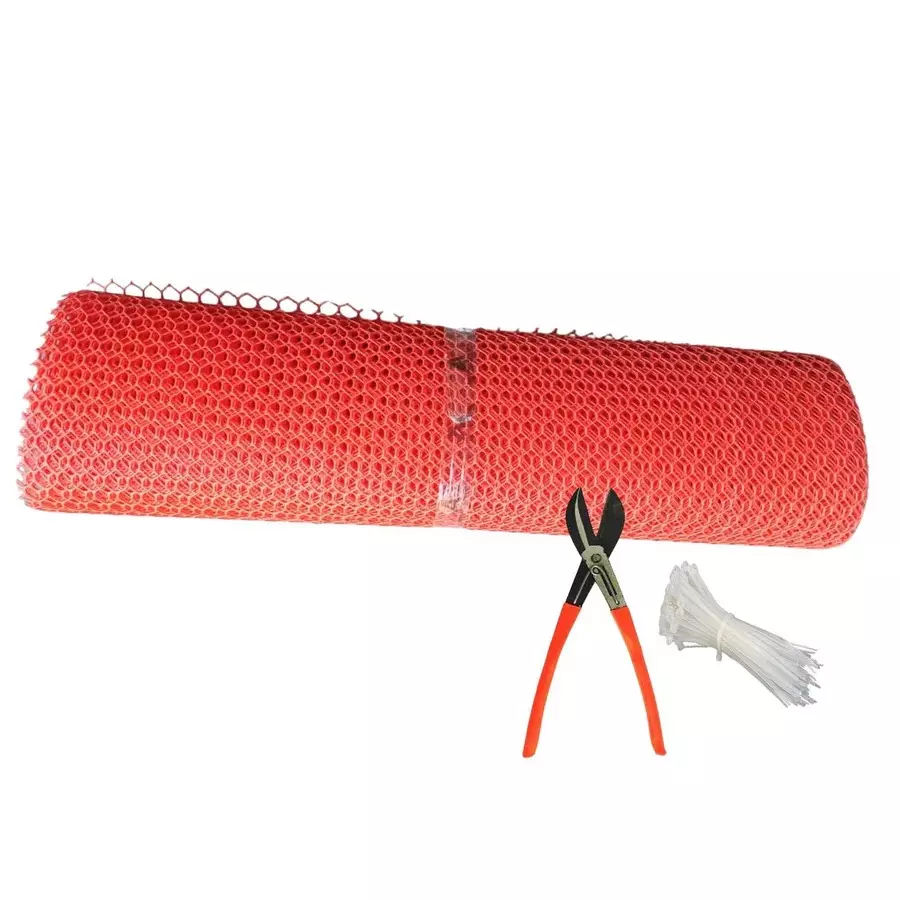 singhal-tree-guard-net-uv-stabilized-hdpe-4x10-ft-size-with-cutter-pvc-tie-locks-red