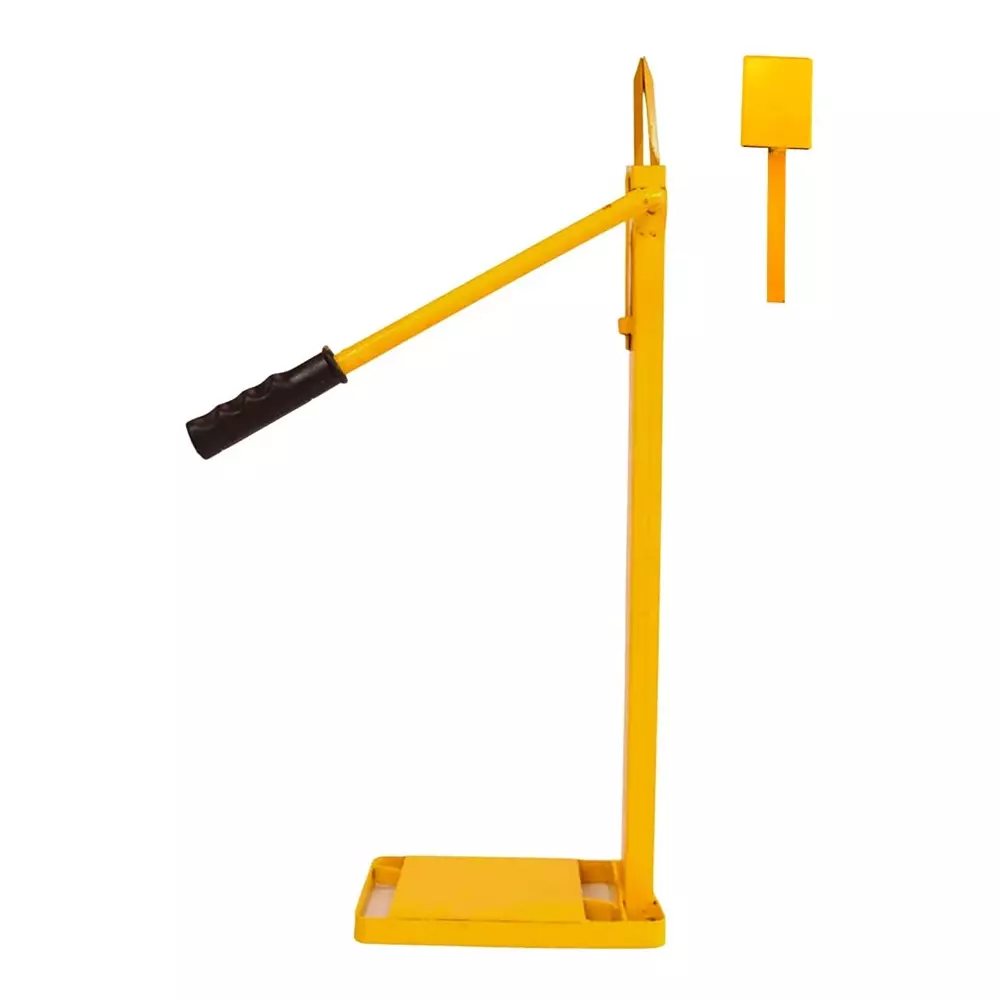 GURUDATTA Coconut Dehusker Naral Solni Machine with Protective Cap and Rust Resistant Iron Body