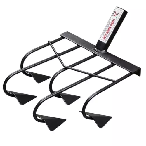 Global Nature Agro 5 Tine Hand Cultivator 4 Inch (10 cm) Blade Size Hand Operated Ergonomic Grip for Home, Farming & Gardening