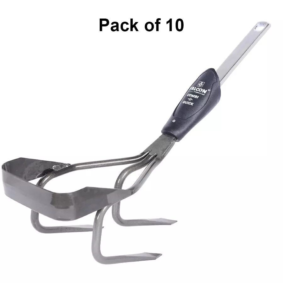 Falcon Premium Weeding Cultivator 101 mm Black for Agriculture Use, FPCH-307 CQ (Pack of 10 Pcs)