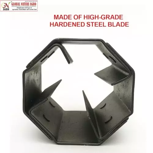 Global Nature Agro Easy Push-and-Twist Handheld Corn Sheller Blade Size Hand Operated for Home, Farming & Gardening