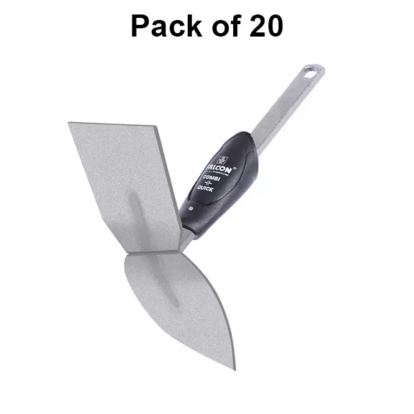 Falcon Premium Garden Hoe Ergonomic Black for Hoeing, Aerating And Levelling The Soil, FPGH-200 CQ (Pack of 20 Pcs)
