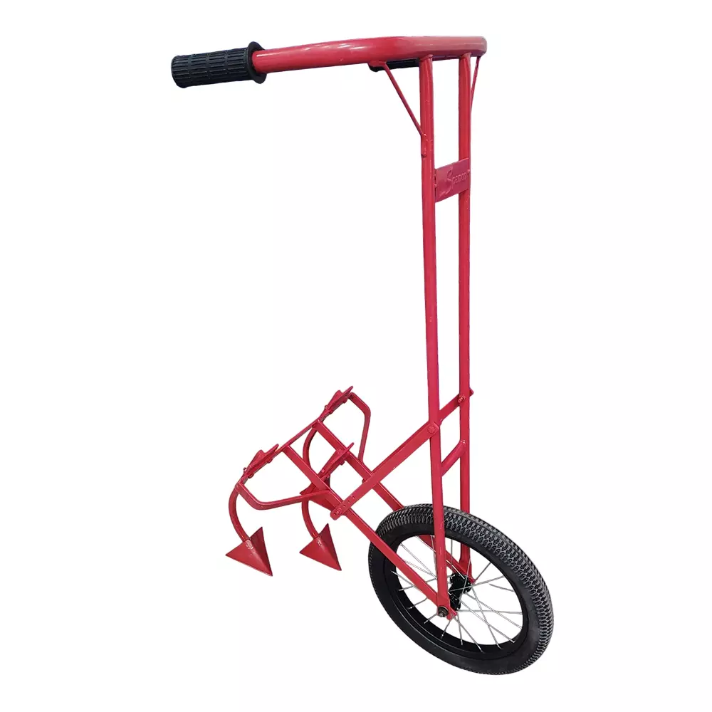 Spanco Hand Wheel Hoe With 3 Tyne Blades For Interculture In Row, SPHW-9003