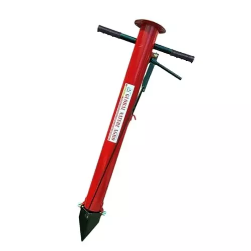 Global Nature Agro 2 Finger Transplanter Tool Hand Operated Dual Rubber Grip for Home, Farming & Gardening