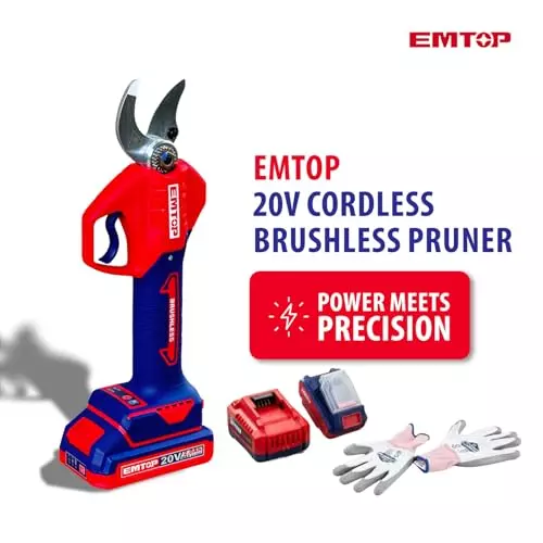 emtop-20v-brushless-cordless-pruner-with-30mm-cutting-capacity-battery-and-carry-case-kit