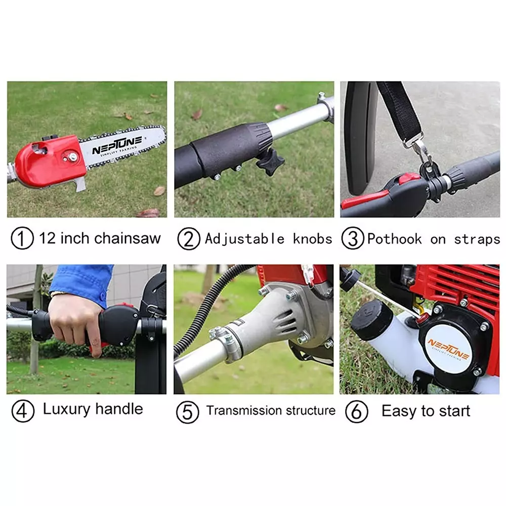 neptune-telescopic-tree-pole-pruner-26-cc-petrol-engine-with-12-inch-3048-mm-cutting-bar-for-forestry-lawn-garden-pruning