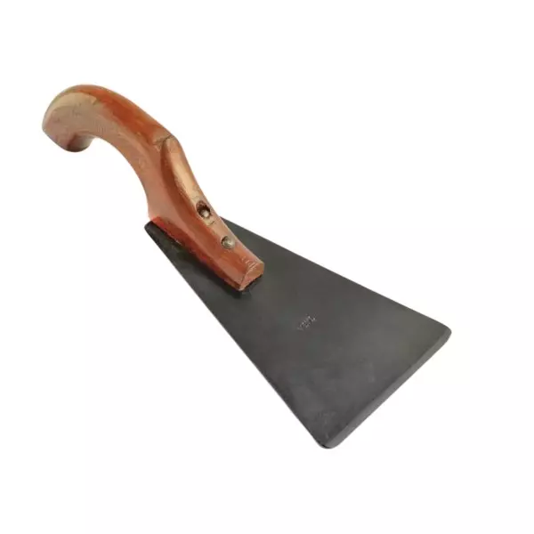 Tata Agrico 5 inch (127 mm) Khurpi with Wooden Handle and Metal Body for Working in Garden, GTS017
