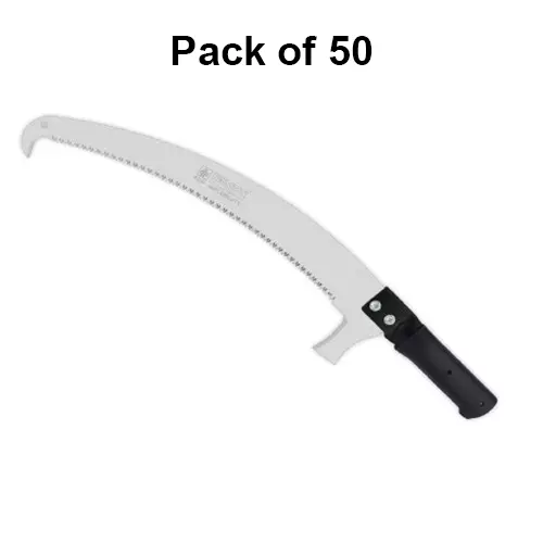Falcon Pruning Saw Triple Ground Teeth Steel Black for Gardening & Farm Use, FPS-48 (Pack of 50 Pcs)