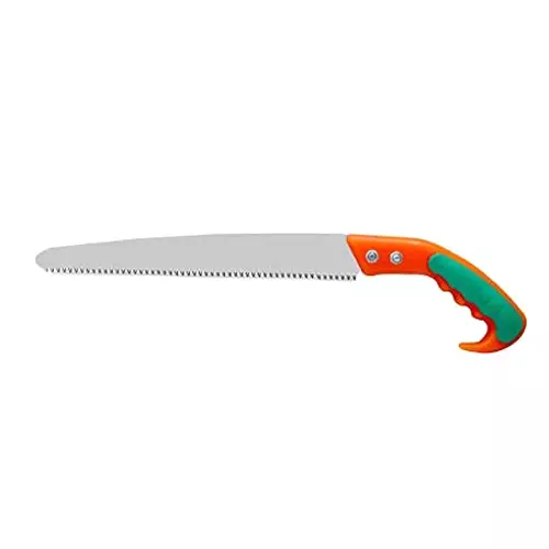 CTM Steel Edge Sharpen Teeth Pruning Saw and Shaft Rubber Grip Claw Hammer 1/2 lb Combo