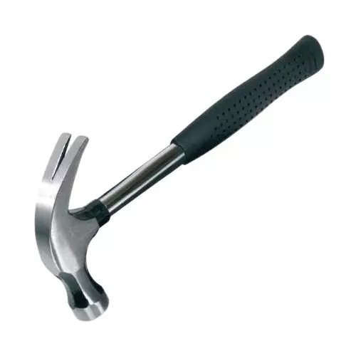 CTM Steel Edge Sharpen Teeth Pruning Saw and Shaft Rubber Grip Claw Hammer 1/2 lb Combo