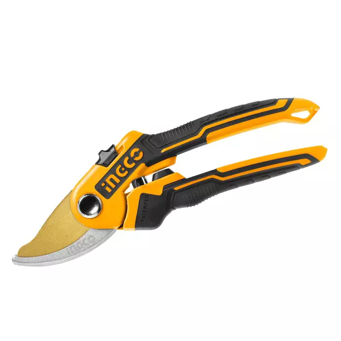 Ingco Pruning Shear 55# Carbon Steel Blade, Size 8.5 inch (215.9 mm) in Blister Card Packing, HPS0601