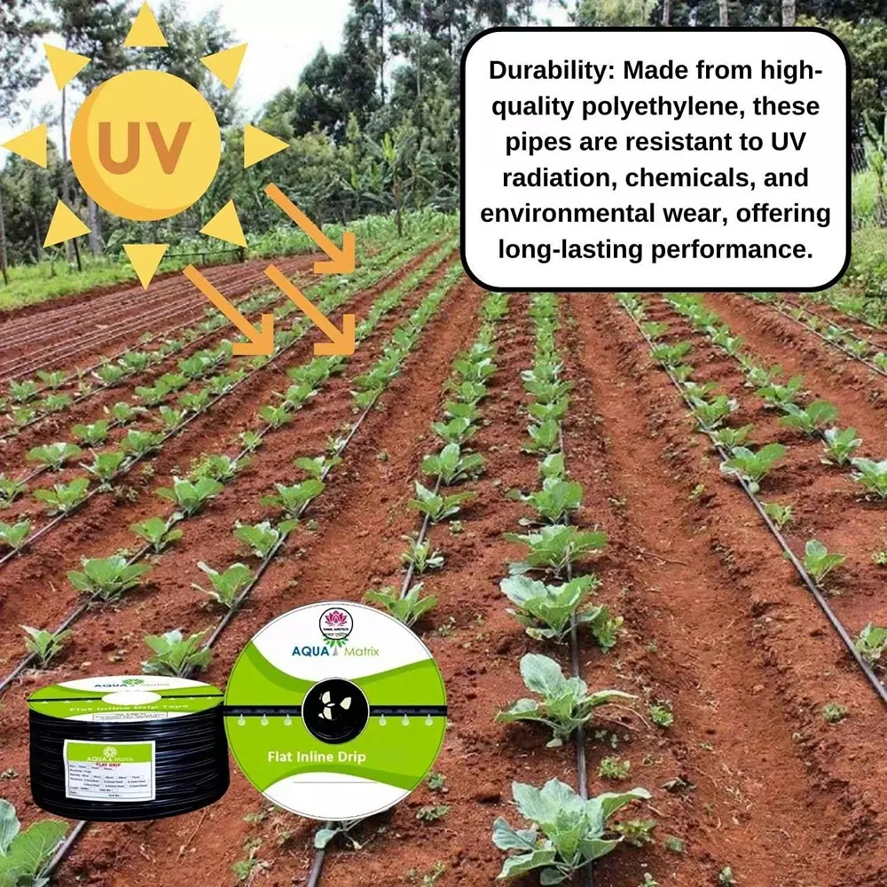 kamal-agrotech-16-mm-1000-m-polyethylene-black-flat-inline-drip-irrigation-pipe