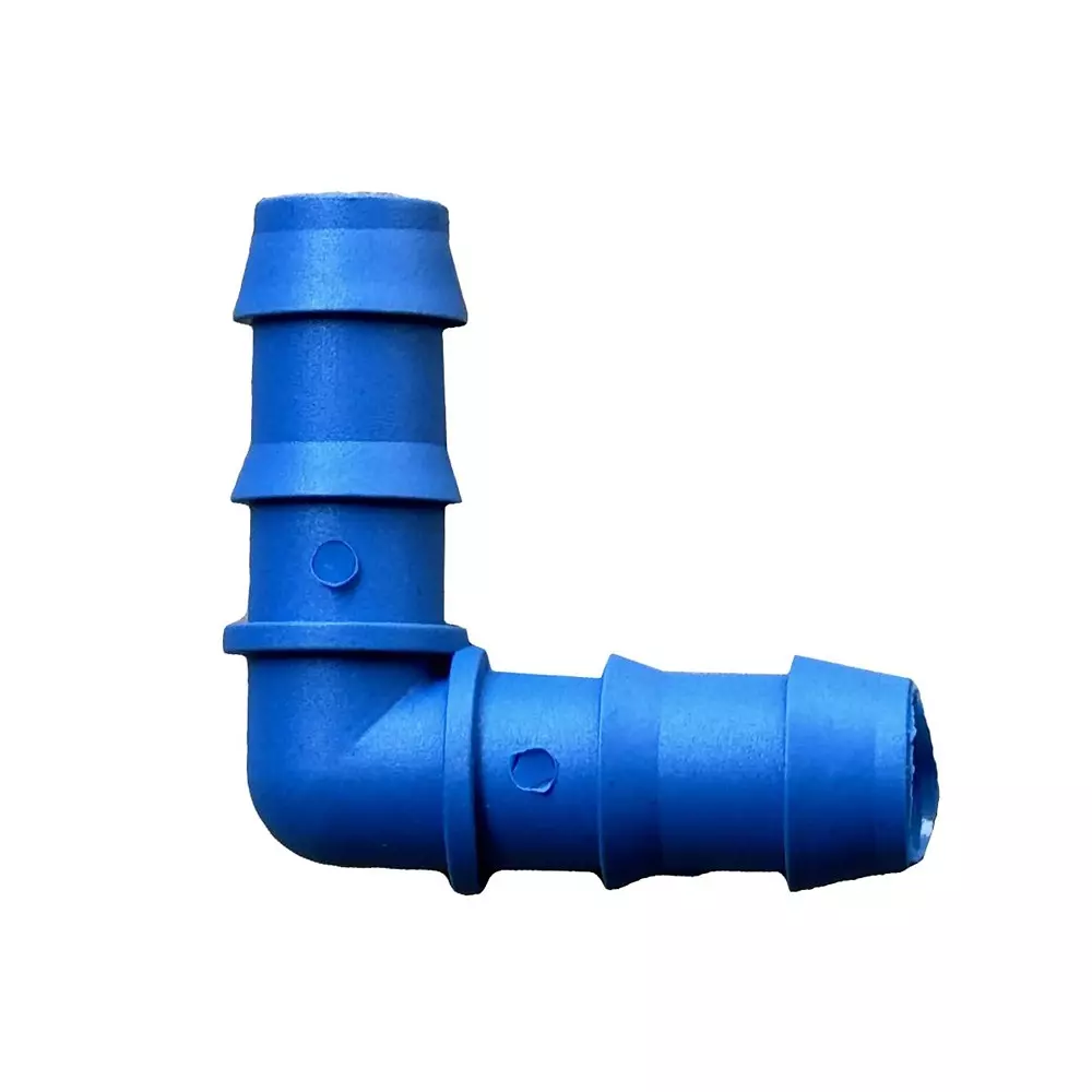 Yuvcon ABS Drip Irrigation Elbow Connector Leak Proof Barb Fitting for Gardening (Pack of 25)