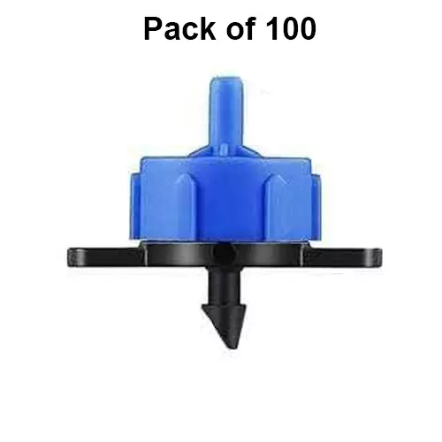 kamal-agrotech-8l-ph-plastic-blue-drip-irrigation-emitter-dripper-pack-of-100
