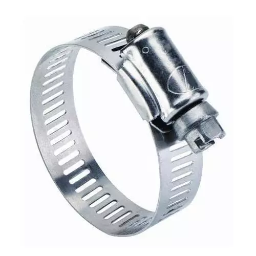 Yuvcon Adjustable Alloy Steel Clamp Silver 19.05 mm (3/4 Inch) for Gas Water and Hose Pipe (Pack of 15)