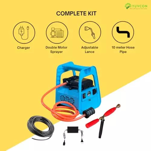yuvcon-double-motor-battery-sprayer-pump-12-v-with-150-psi-pressure-and-10-meter-hose-pipe
