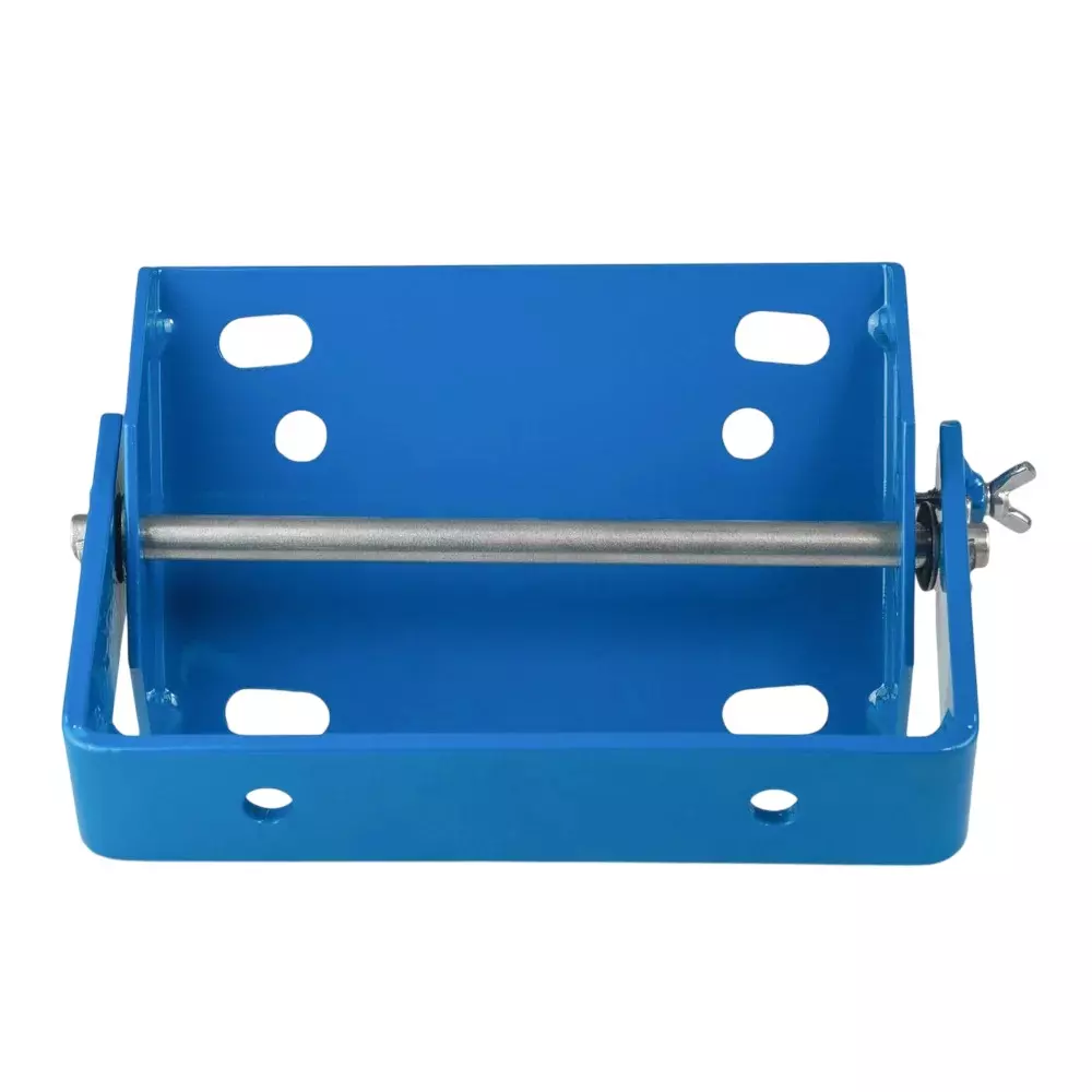 Zephyr Heavy-Duty Hose Reel Swivel Mount Wall, Ceiling, Floor 180°Rotation Blue for Hose Reel Mounting, ZSM005