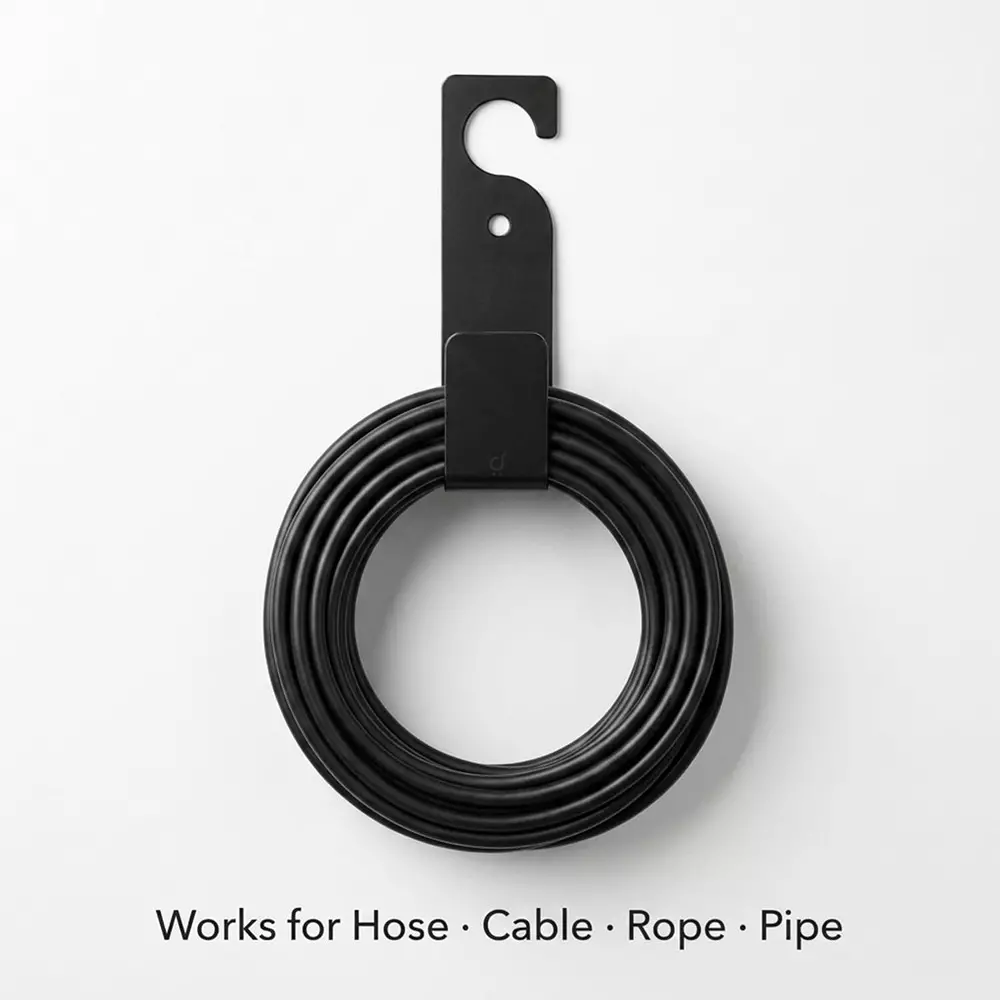 zephyr-l--shape-hose-hanger-wall-mount-powder-coating-black-for-hose-storage-zpet046
