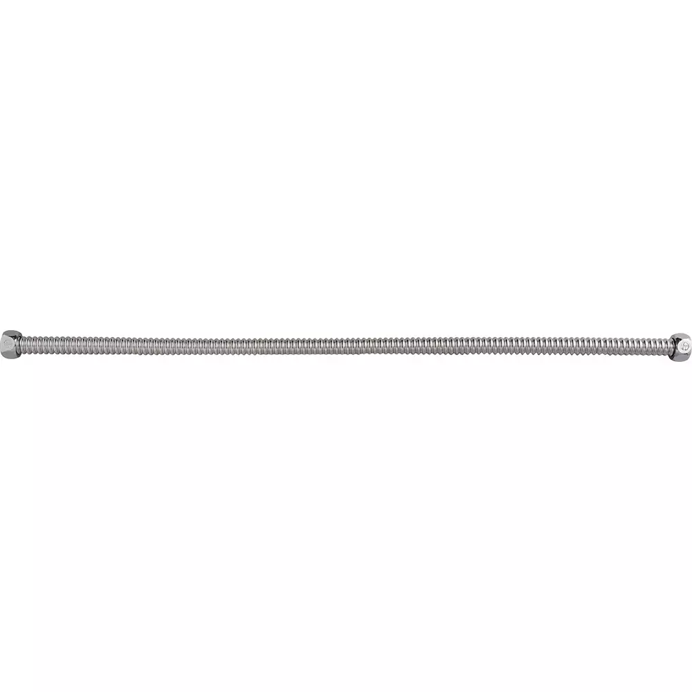 MonotaRO Flexible Stainless Steel Pipe for Water Supply Brass Nut 0.5 m Hose Length, G13-500