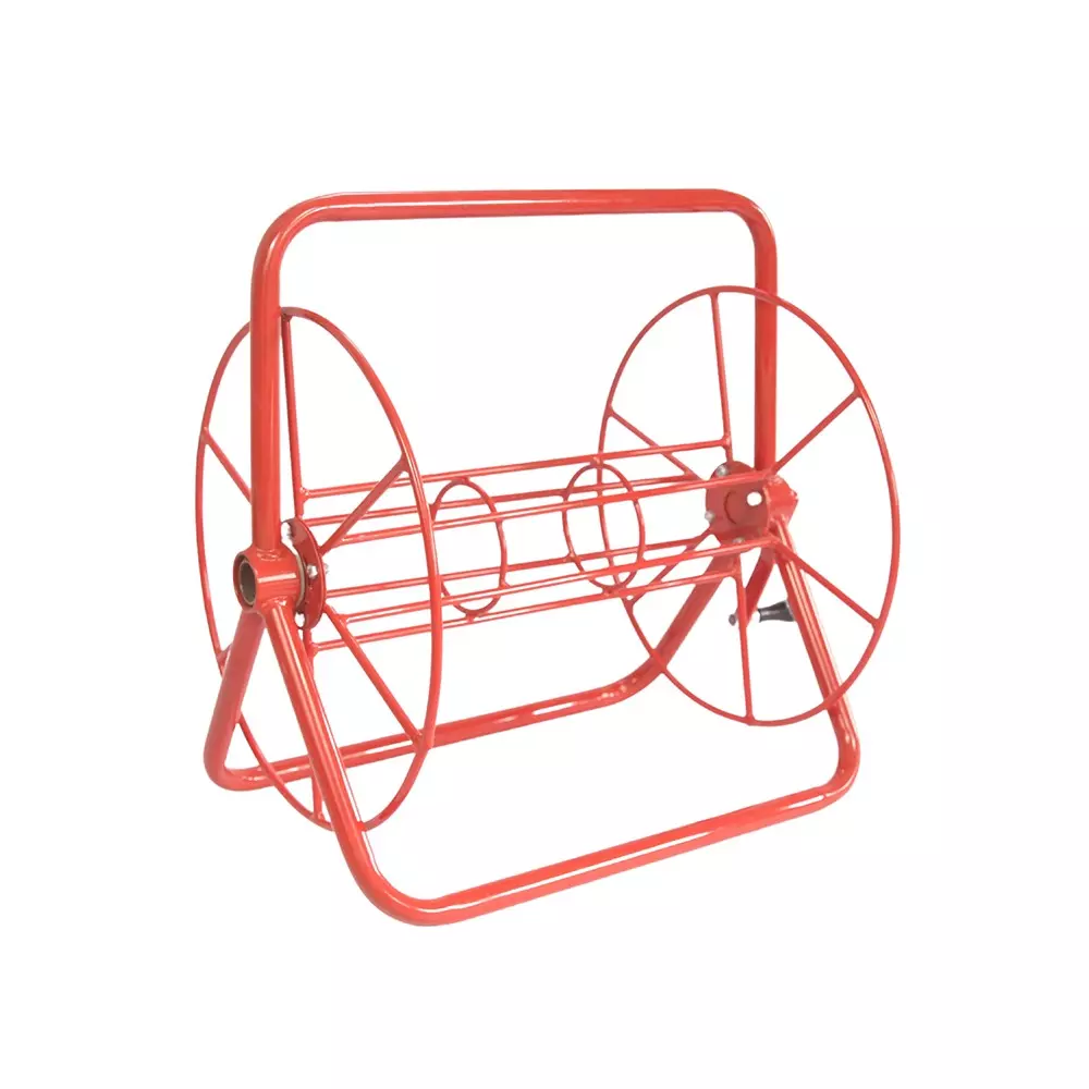 Gurudatta Heavy Duty Metal Hose Reel 12.5 mm (1/2 Inch) Pipe Size for 150 ft (45.72 m) Garden Pipe with Wall Mount Accessories