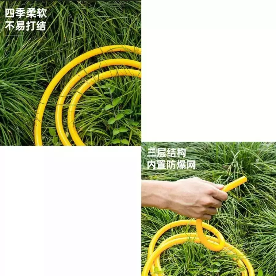 Deli PVC Water Hose Yellow 12 mm Inner Diameter 2 mm Thickness, DL8072-10