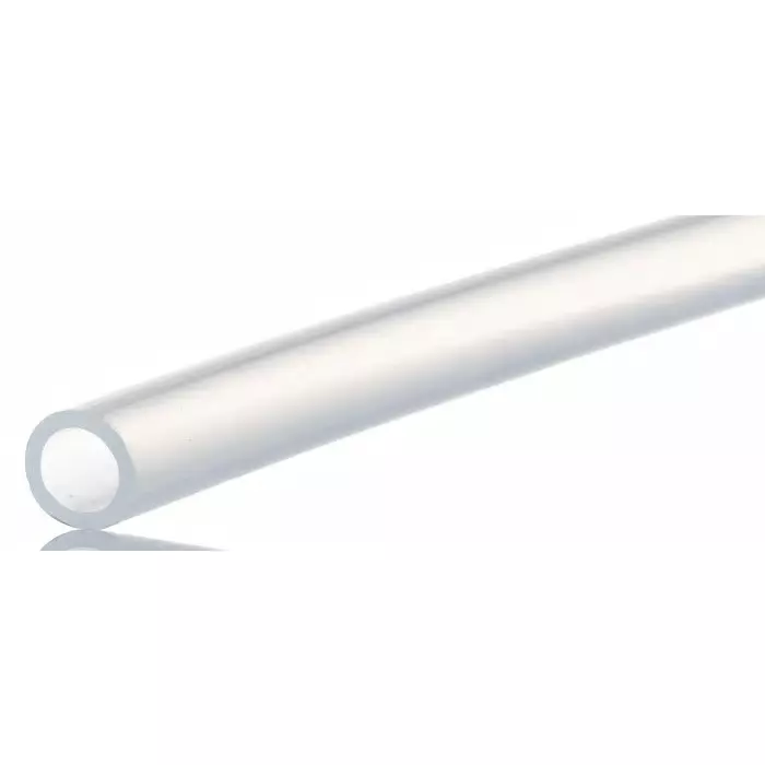 RS PRO Silicone Flexible Tubing 5 mm Inner Dia 7 mm Outer Dia Translucent 5 m