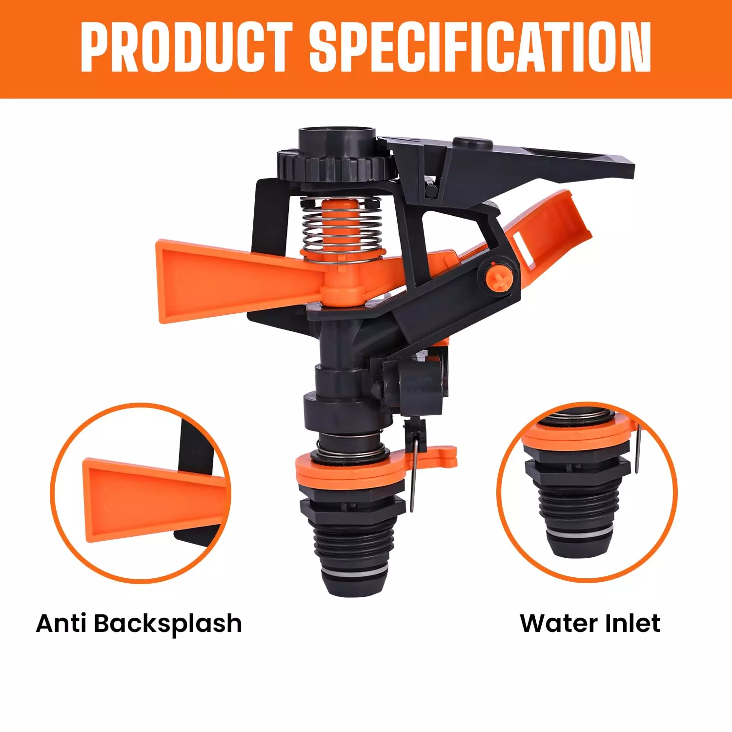 Spanco Plastic Impluse Sprinkler SP-1040