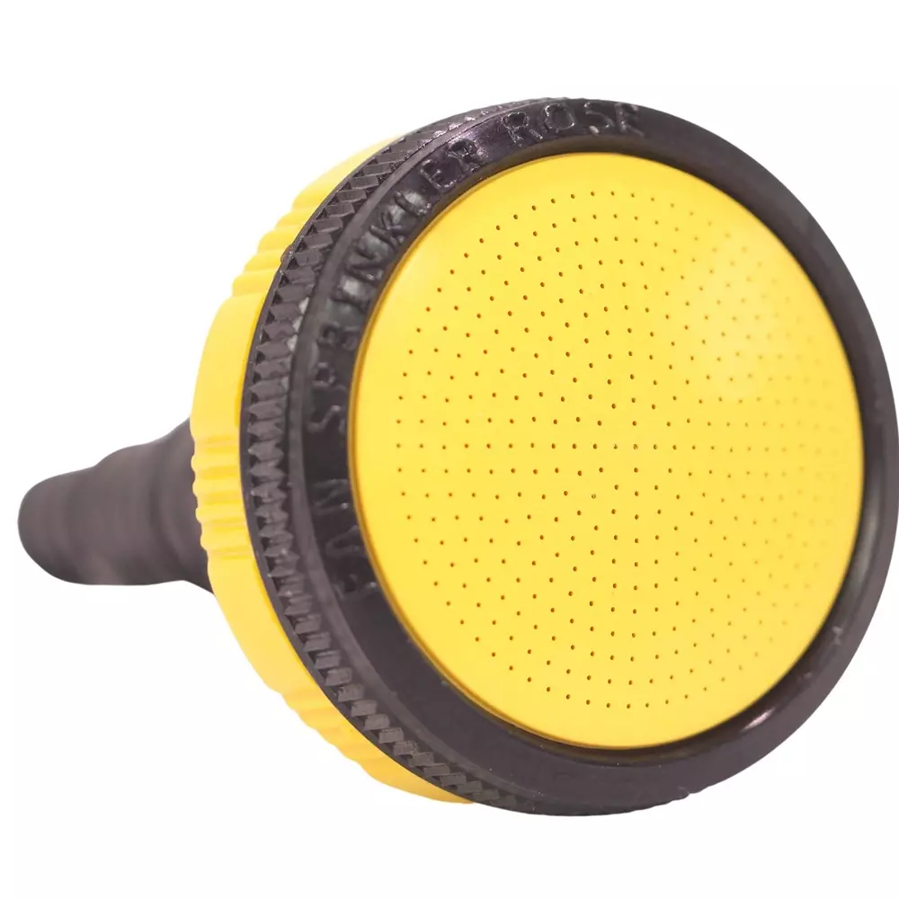 FLORA Big Sprinkler Rose Yellow Fixed Spray Garden Watering Tool for Plants and Seed Sowing