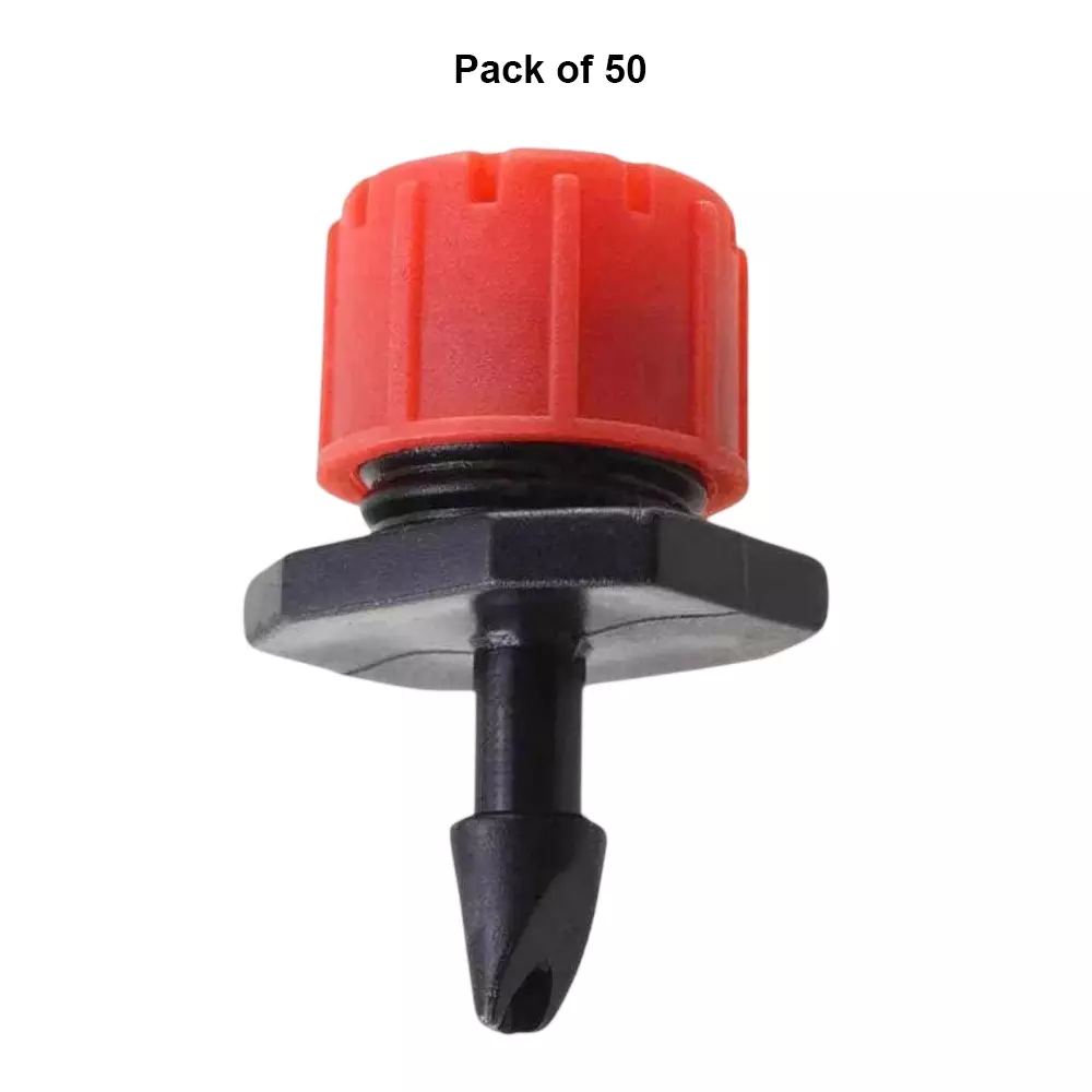 kamal-agrotech-14-inch-635-mm-plastic-red-dripper-sprinklers-pack-of-50