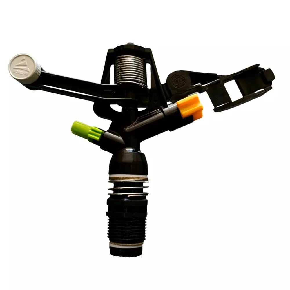 Yuvcon Plastic Water Sprinkler 19.05 mm (3/4 Inch) 360 Degree Rotating, up to 20 ft Radius Range for Gardening and Agriculture Irrigation