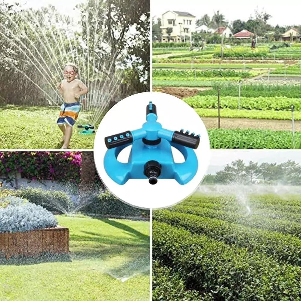 MED BUDDY Water Sprinkler Automatic 360° for Watering Garden, Plant Irrigation and Kids Playing, Irrigation System