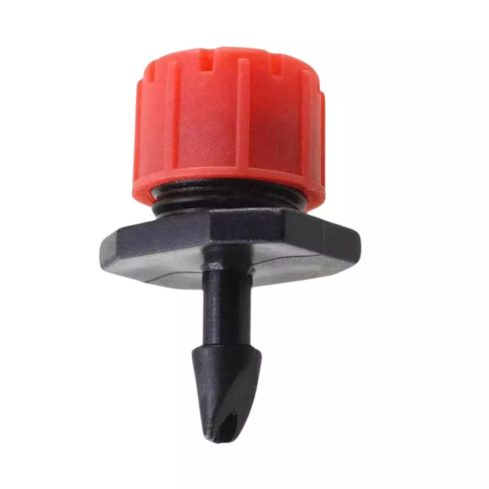 Kamal Agrotech Plastic Red Dripper Sprinklers 1/4 inch (6.35 mm) (Pack of 25)