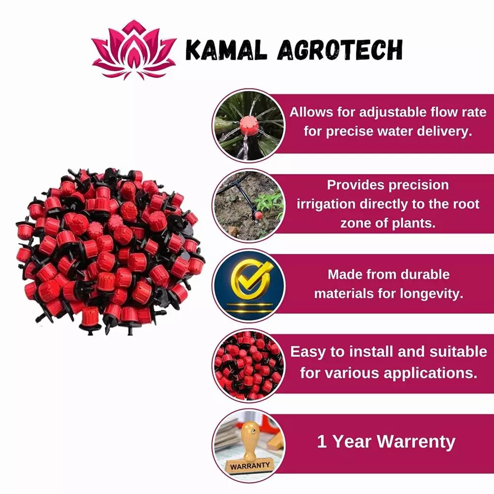kamal-agrotech-14-inch-635-mm-plastic-red-dripper-sprinklers-pack-of-25