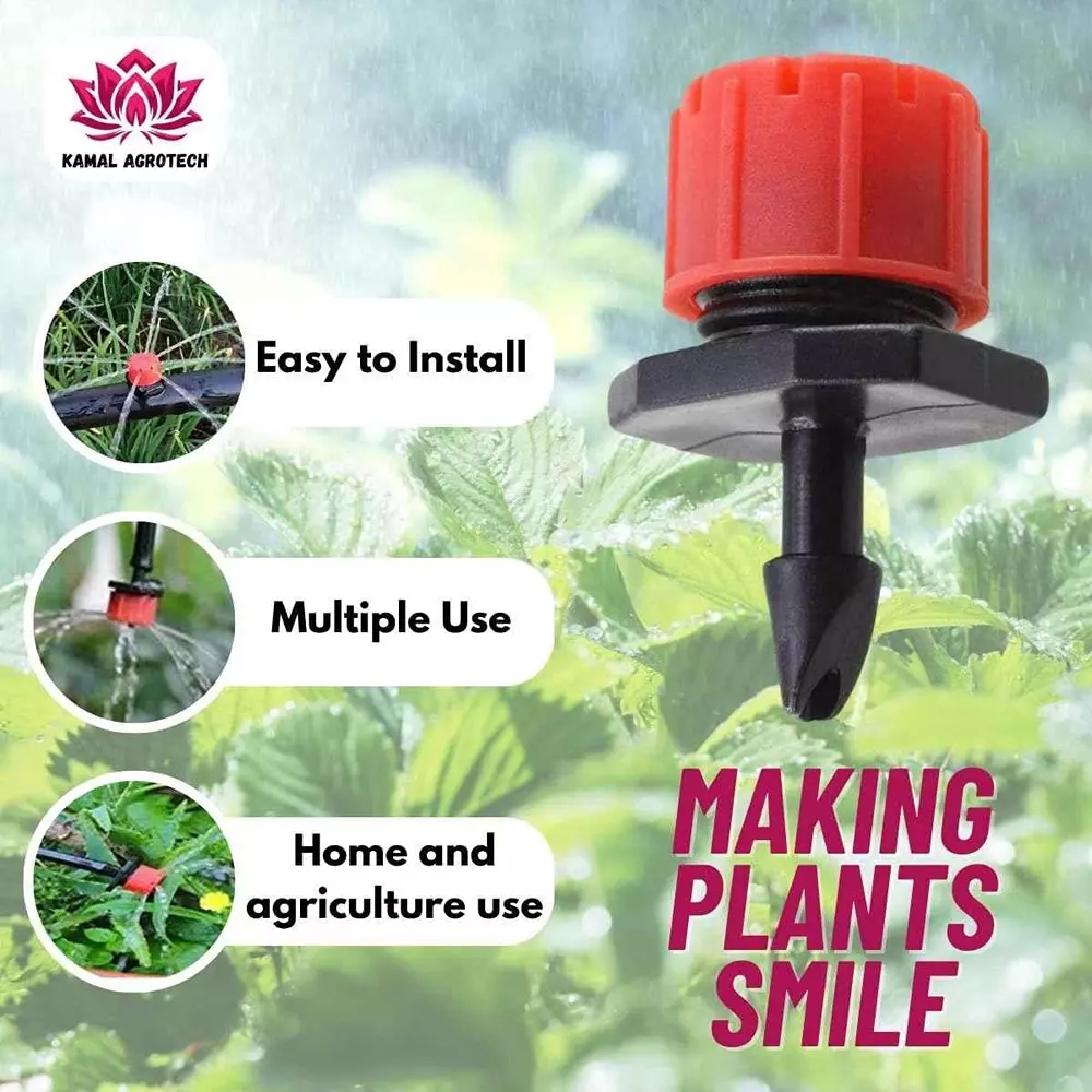 kamal-agrotech-14-inch-635-mm-plastic-red-dripper-sprinklers-pack-of-25